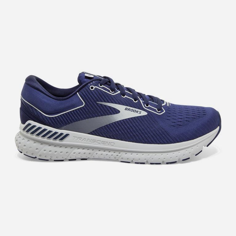 Brooks Transcend 7 Mens Road Running Shoes Ireland Deep Cobalt/Grey/Navy (WZDH-37845)